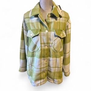 Workshop Republic Clothing Blue/Green Shacket